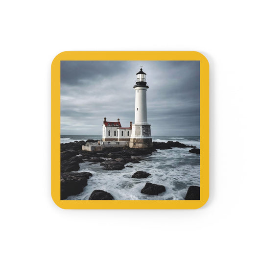 Matiby Lighthouse Corkwood Coaster Set