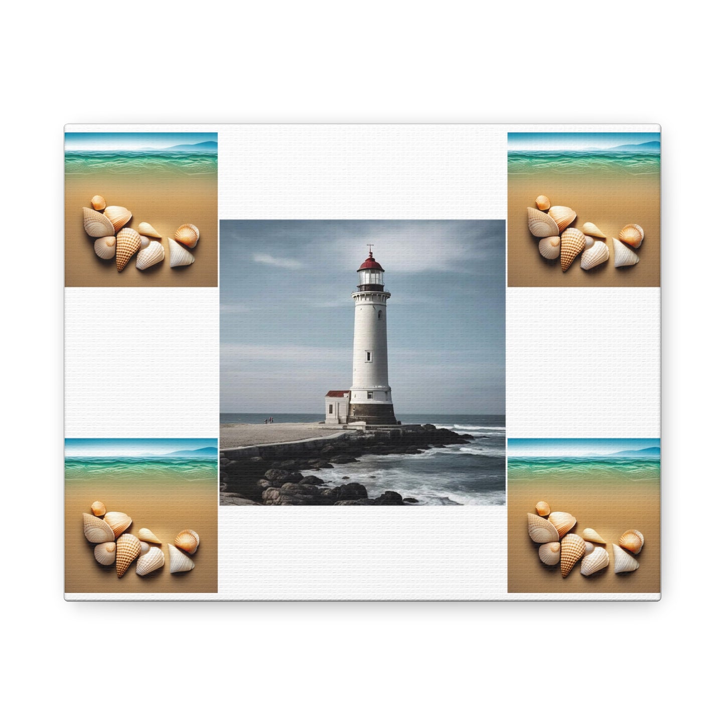 Lighthouse White Canvas Gallery Wraps