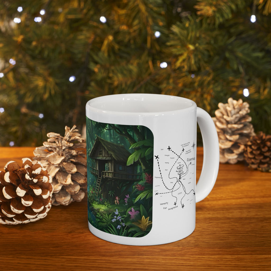 Cozy Architecture & Dreamy Landscapes #34 White Ceramic Mug – Homes Home Sweet Home Cup (11oz/15oz)