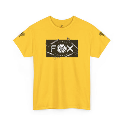 Silver Fox Scissors Unisex Heavy Cotton Tee