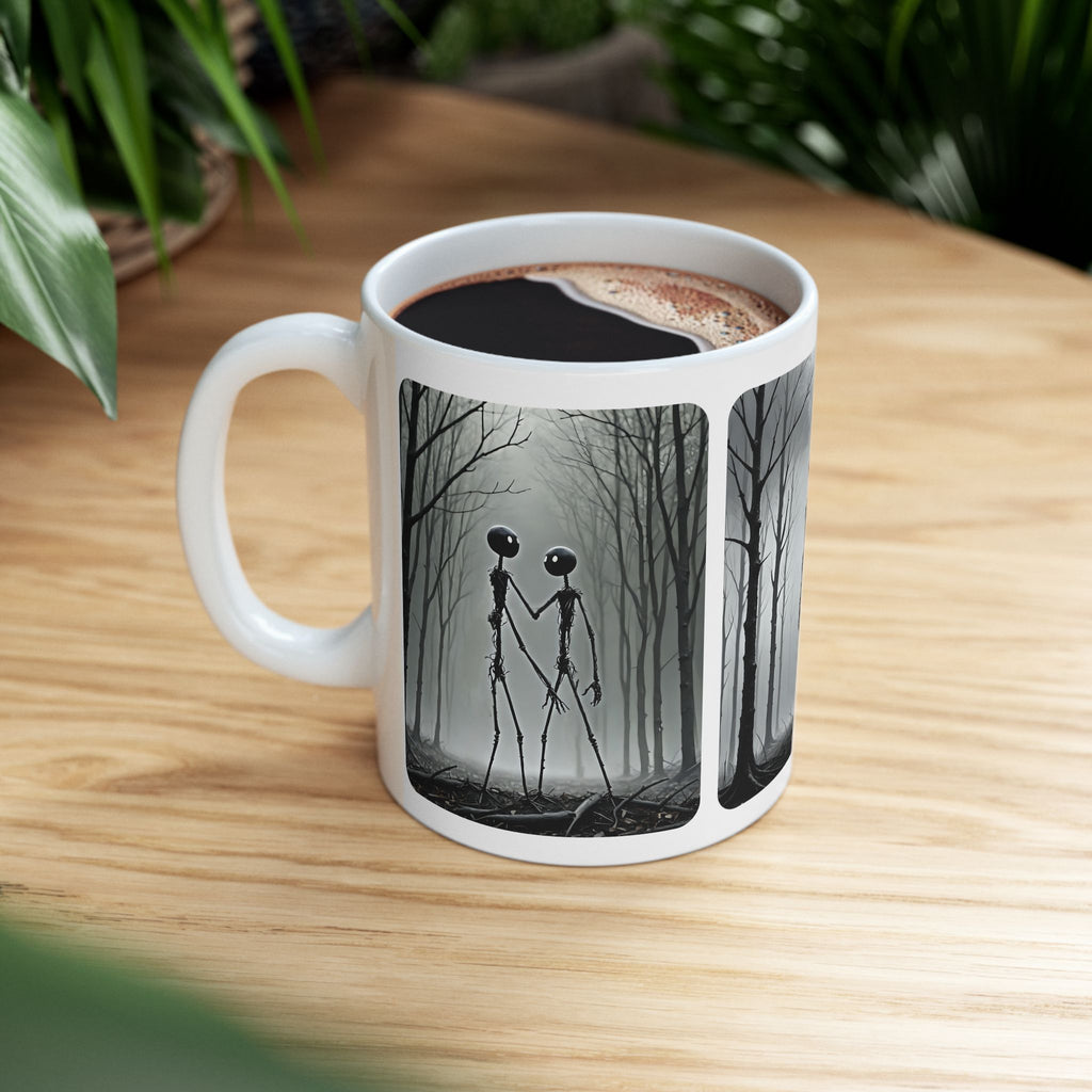 The Stick-To-It Species #5 White Ceramic Mug – Anatomy of Optimism Cup 11oz/15oz