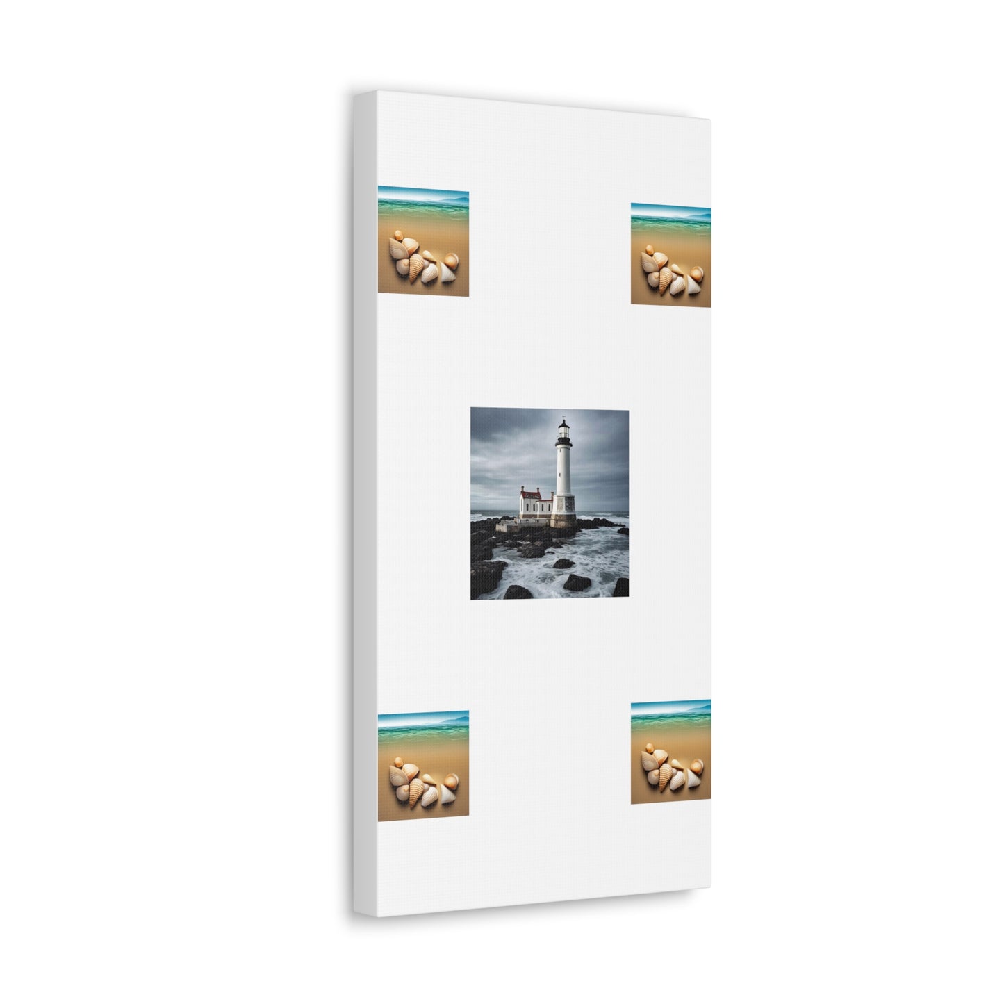 Lighthouse White Canvas Gallery Wraps