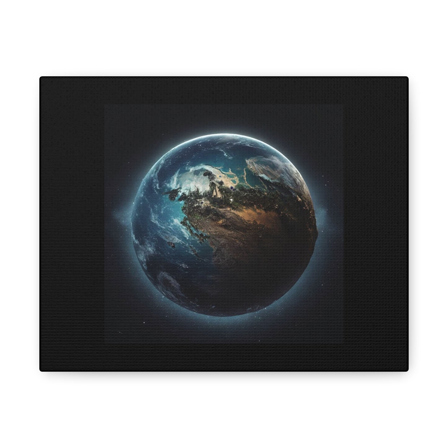 Matiby Worlds Black Canvas Gallery Wraps