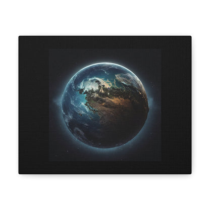 Matiby Worlds Black Canvas Gallery Wraps