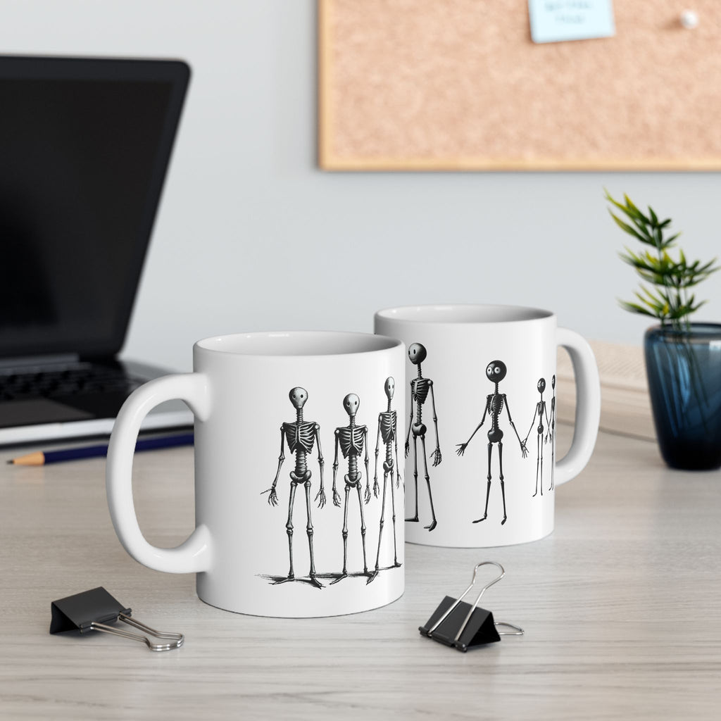 The Stick-To-It Species #12 White Ceramic Mug – Anatomy of Optimism Cup 11oz/15oz