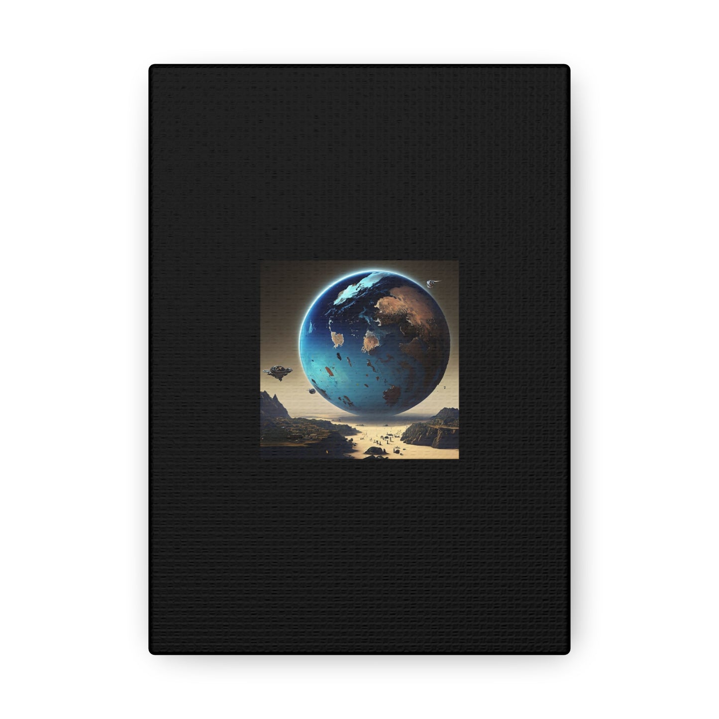 Matiby Worlds Black Canvas Gallery Wraps