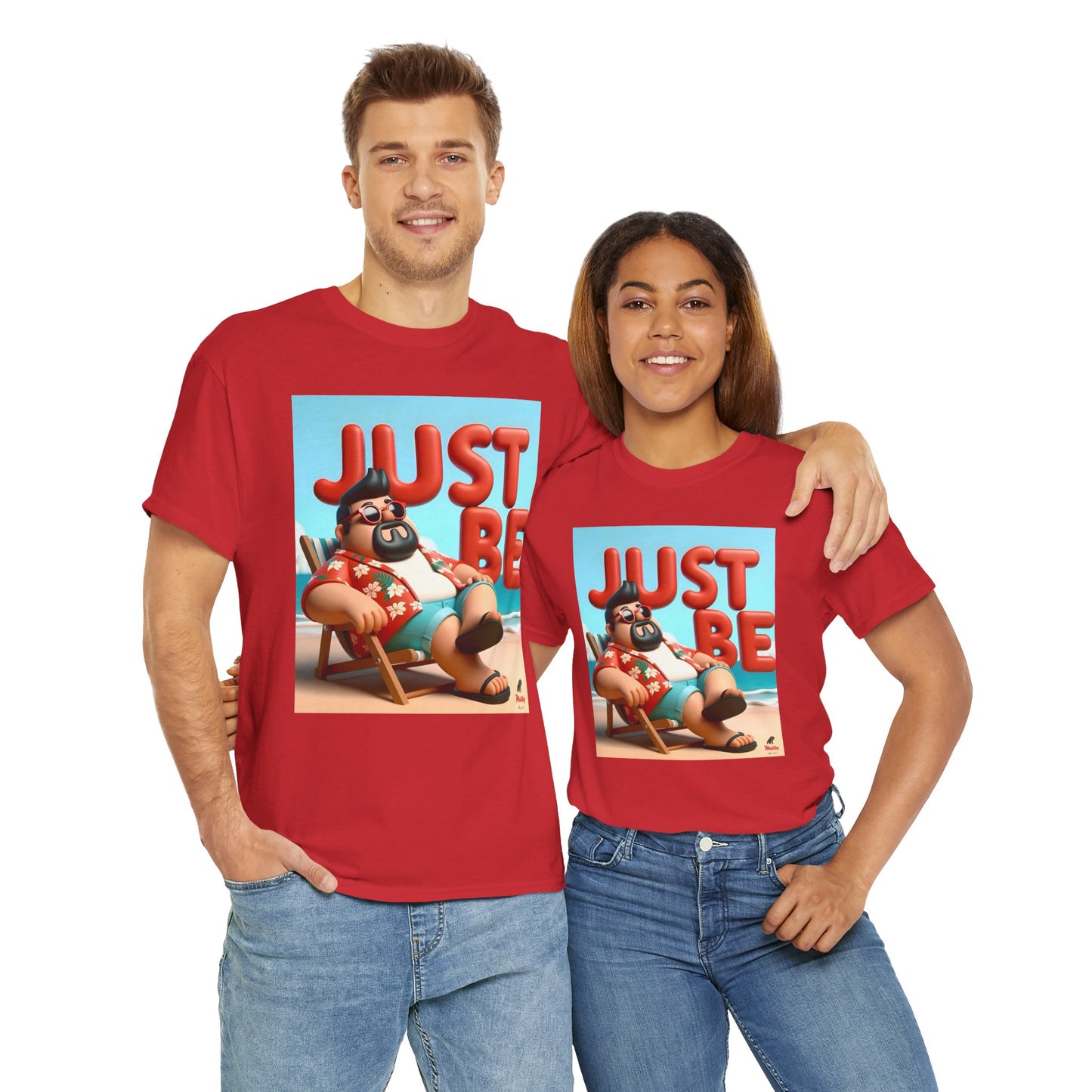 Just Be Unisex Heavy Cotton Tee