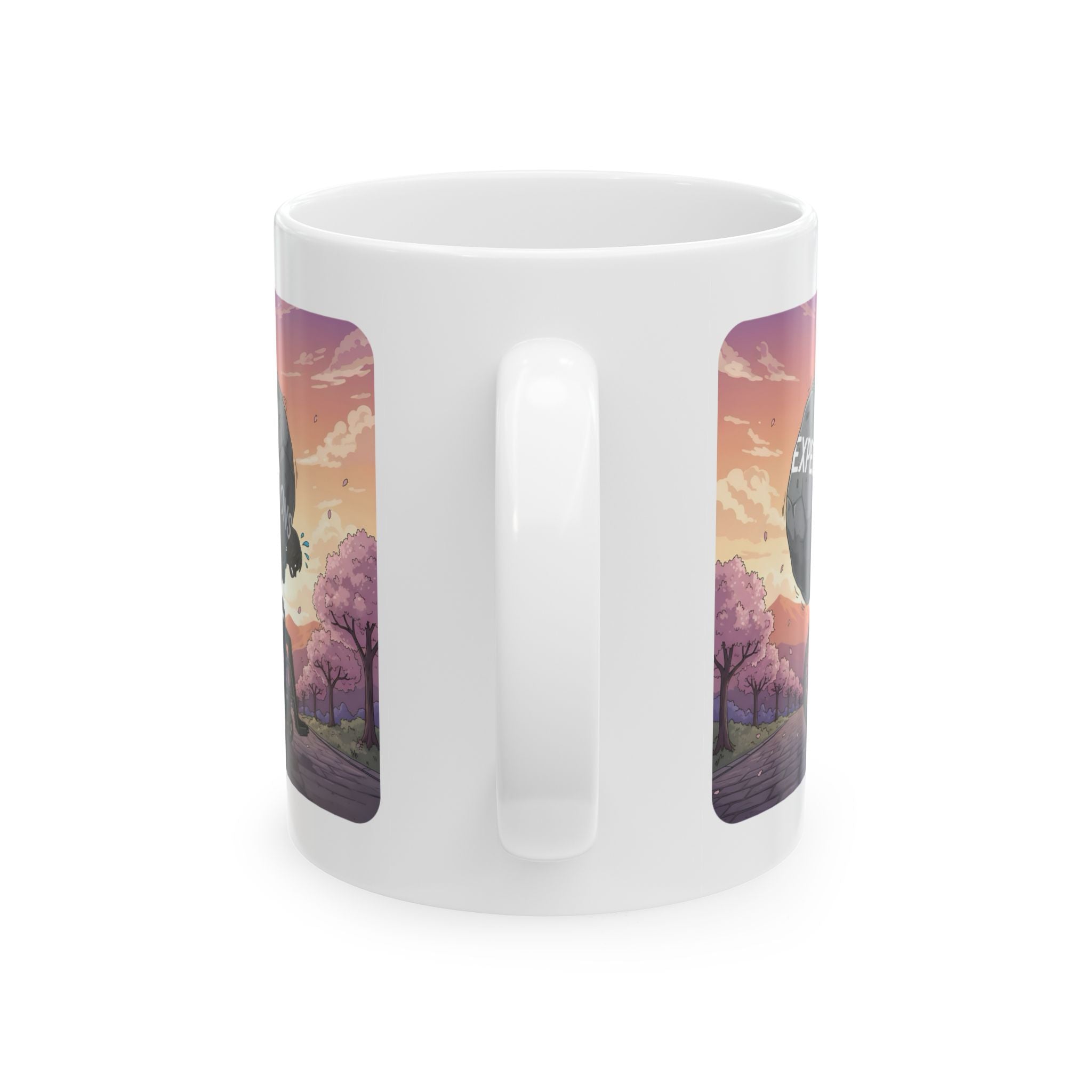 Unbreakable Woman Overcoming Expectation White Ceramic Mug, (11oz, 15oz), Disability Pride Wheelchair Warrior Cup