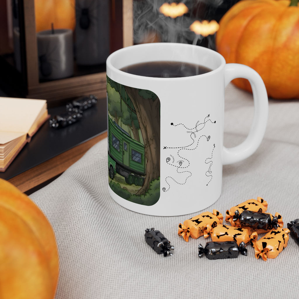 Sunshine State Pickup Trucks #4 Trailer Home White Ceramic Mug – Celebrating Companionship, Creativity & Life’s Little Wonders Cup (11oz/15oz)