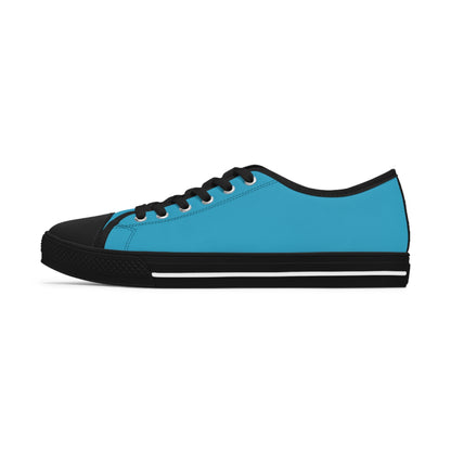 Women's Turquoise Low Top Sneakers