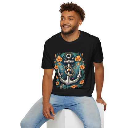 Nautical Anchor Unisex Softstyle T-Shirt