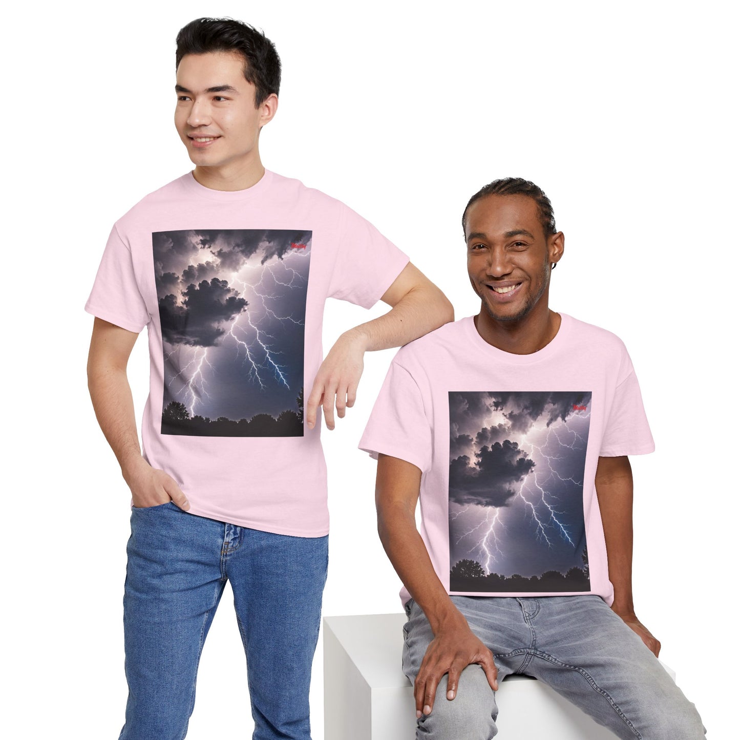 Lightning Style Unisex Heavy Cotton Tee