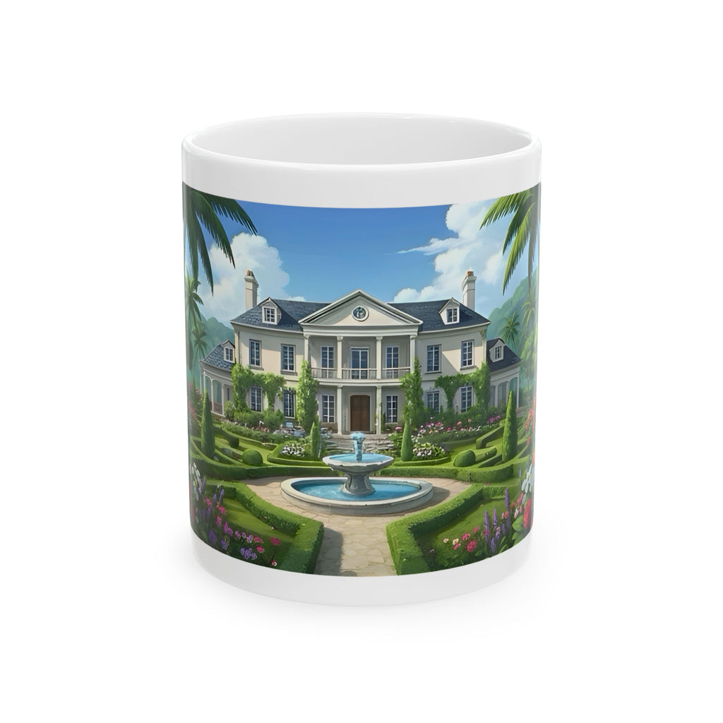 Cozy Architecture & Dreamy Landscapes #43 White Ceramic Mug – Homes Home Sweet Home Cup (11oz/15oz)