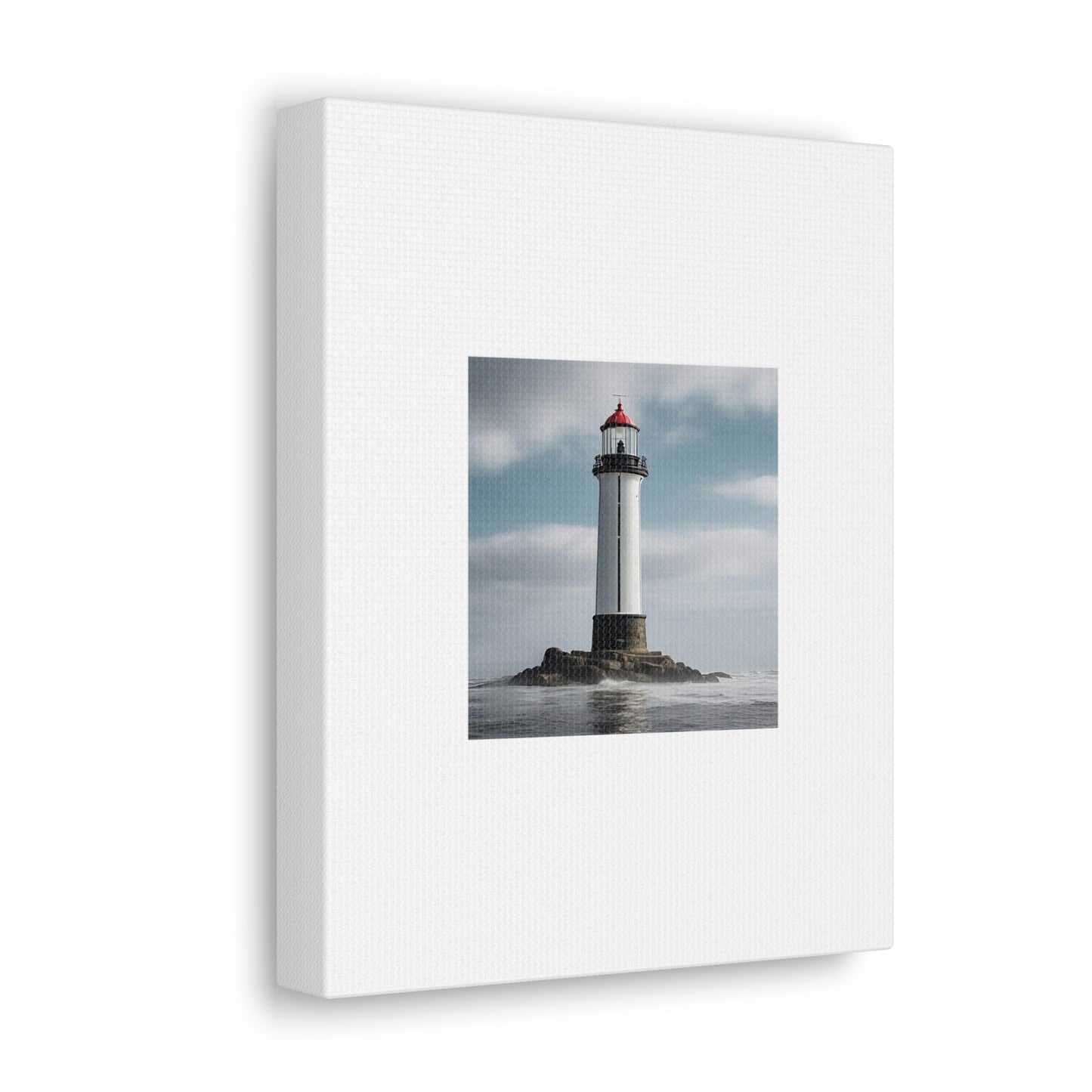 Lighthouse White Canvas Gallery Wraps