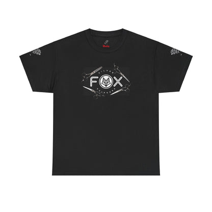 Silver Fox Scissors Unisex Heavy Cotton Tee