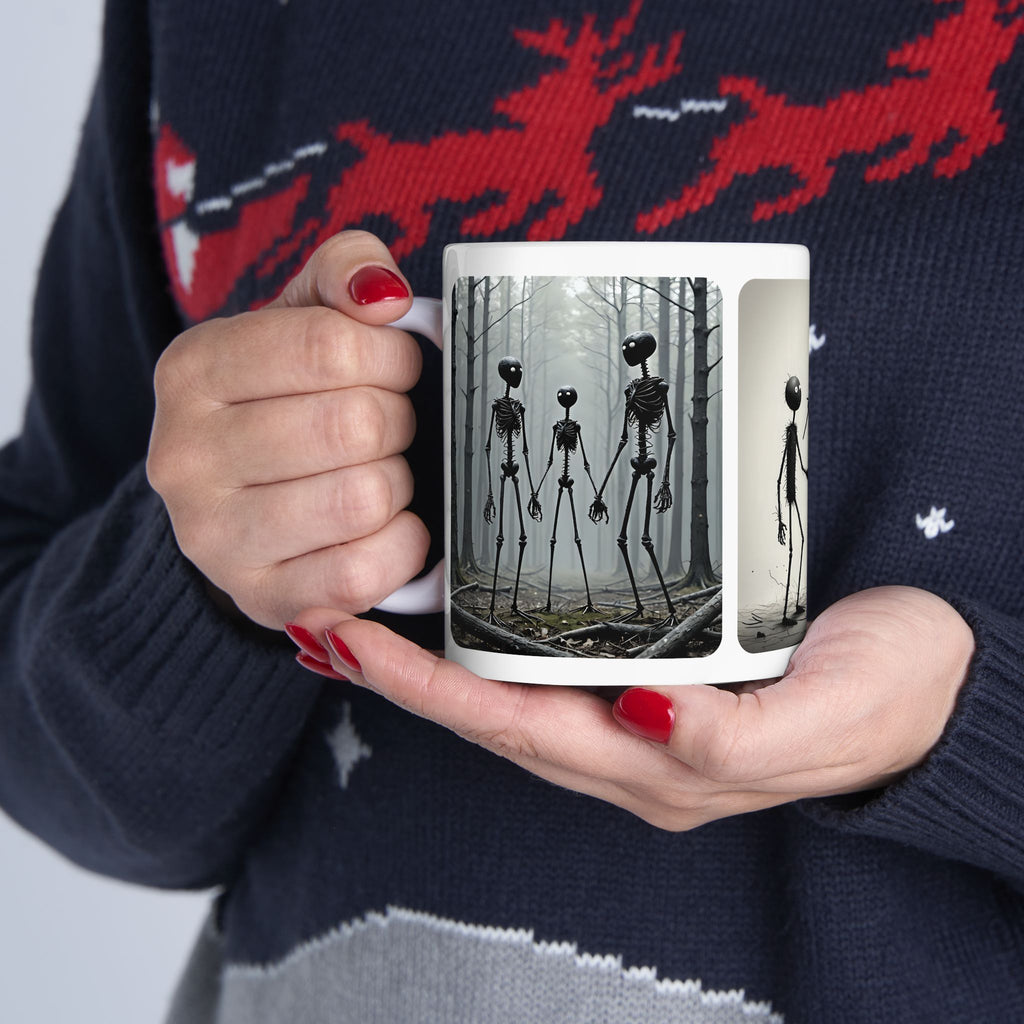 The Stick-To-It Species #2 White Ceramic Mug – Anatomy of Optimism Cup 11oz/15oz