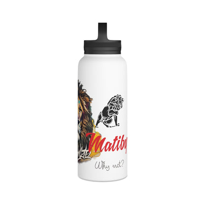 Matiby Matiffi Stainless Steel Water Bottle, Handle Lid