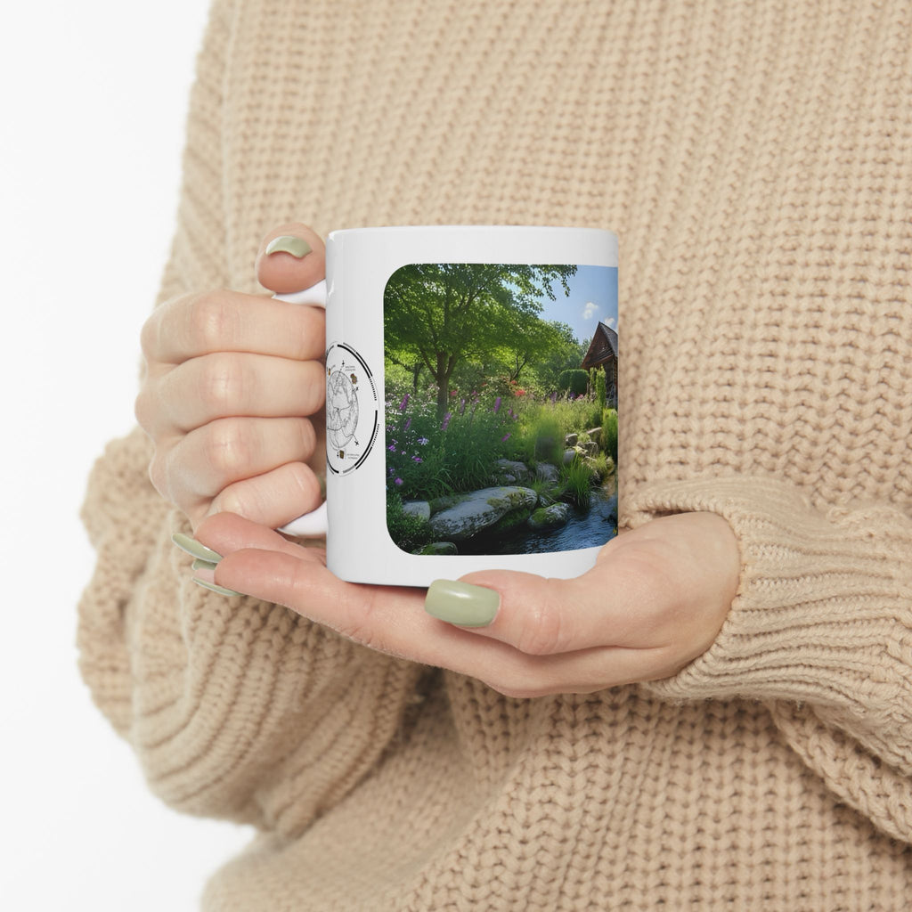 Cozy Architecture & Dreamy Landscapes #11 White Ceramic Mug – Homes Home Sweet Home Cup (11oz/15oz)