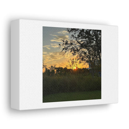 Sunset White Canvas Gallery Wraps