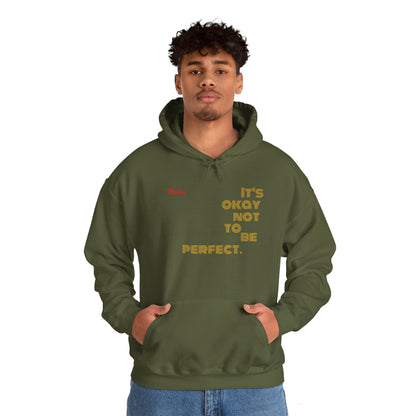 Matiby "It's okay not to be perfect" Unisex Heavy Blend™ Hooded Sweatshirt