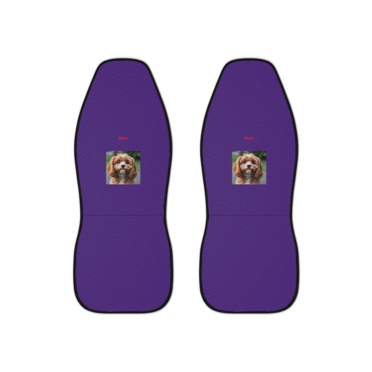 Matiby Puppy Purple Car Seat Covers