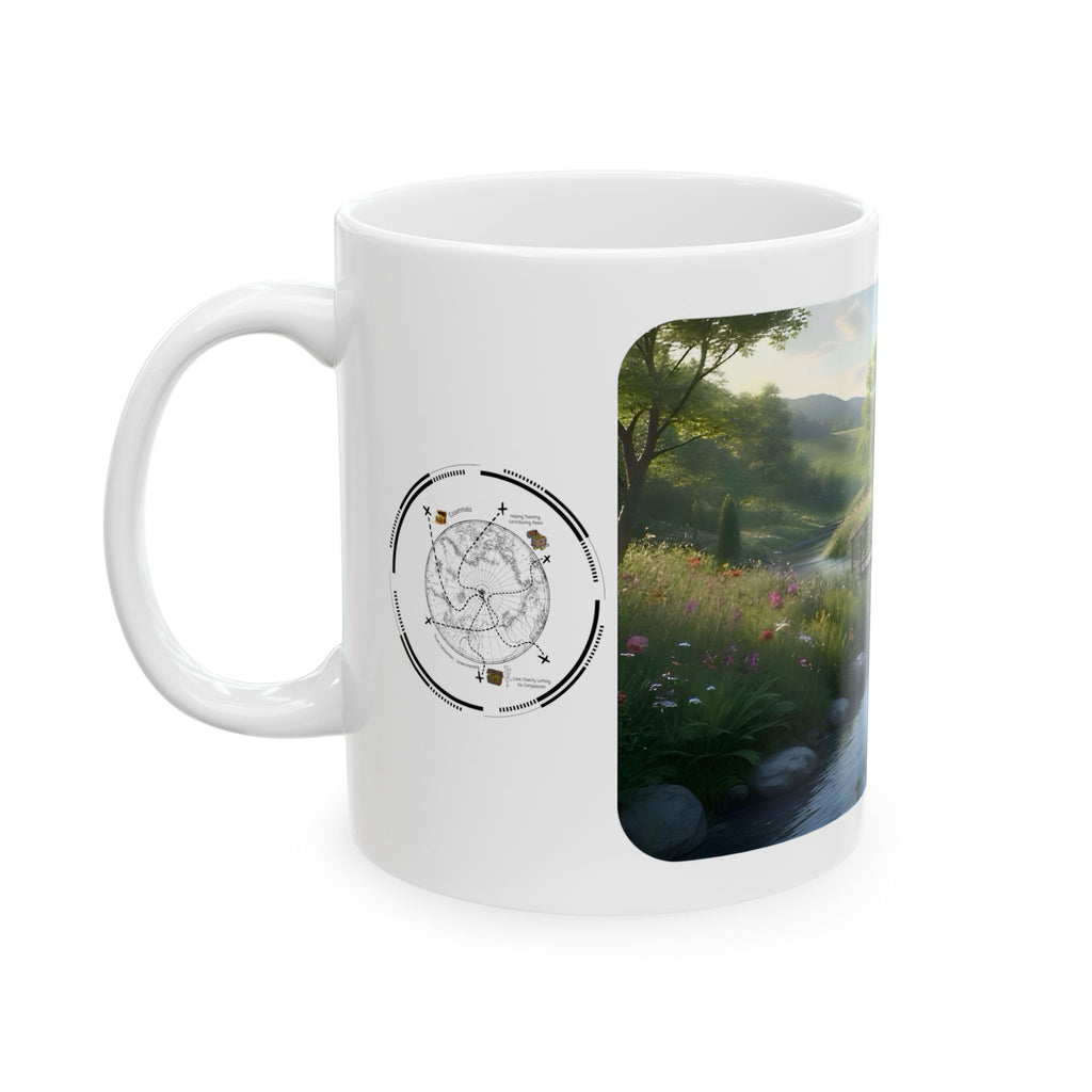 Cozy Architecture & Dreamy Landscapes #17 White Ceramic Mug – Homes Home Sweet Home Cup (11oz/15oz)
