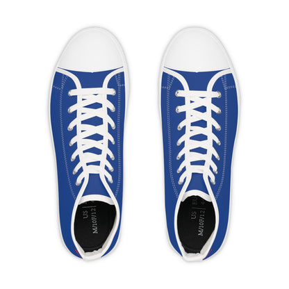 Men's Dark Blue High Top Sneakers