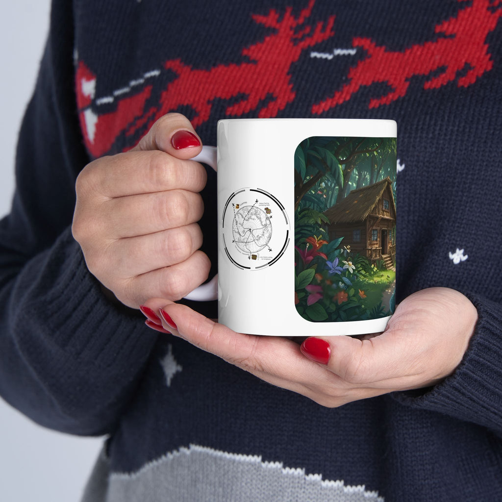 Cozy Architecture & Dreamy Landscapes #46 White Ceramic Mug – Homes Home Sweet Home Cup (11oz/15oz)