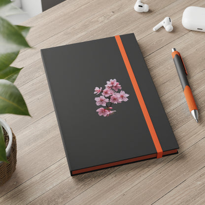 Flower Color Contrast Notebook - Ruled