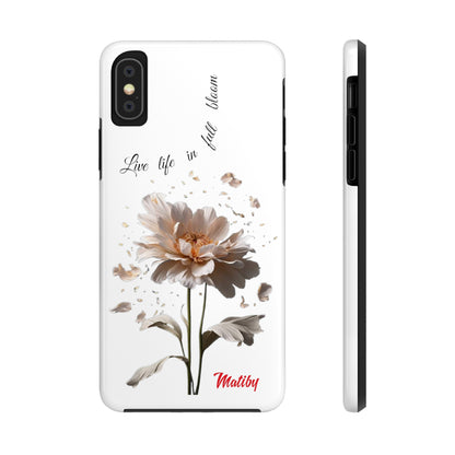 Matiby Amy's Special Flower Bloom White Tough Phone Cases