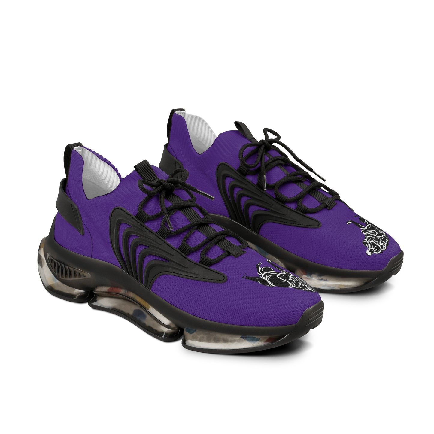 Men's Purple Mesh Sneakers