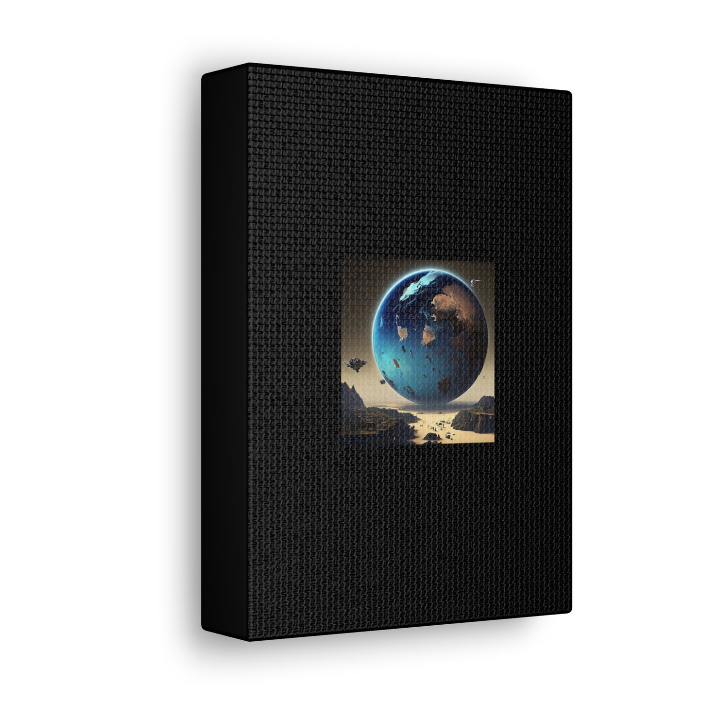 Matiby Worlds Black Canvas Gallery Wraps