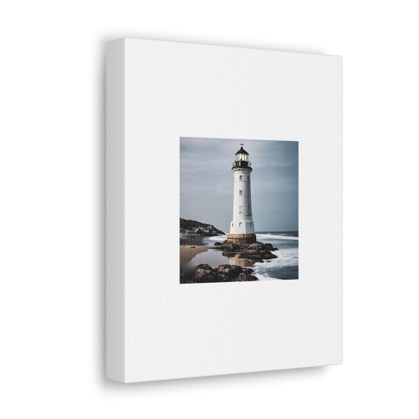 Lighthouse White Canvas Gallery Wraps