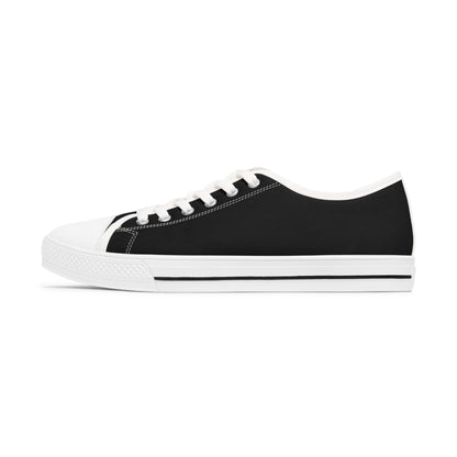 Women's Black Low Top Sneakers