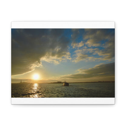 Sunset White Canvas Gallery Wraps