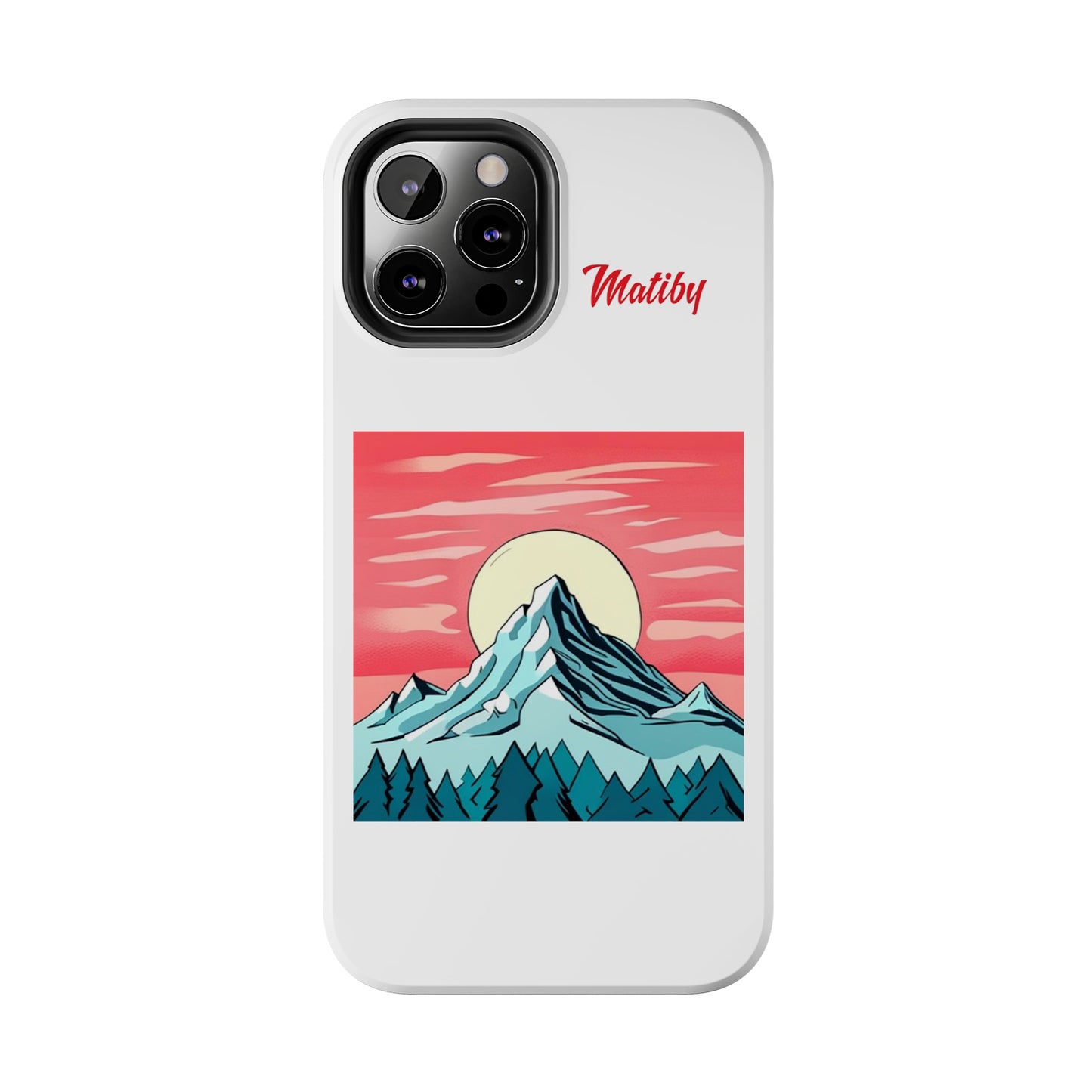 Sunset Mountain Tough Phone Cases