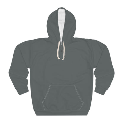 Dark Grey Unisex Pullover Hoodie (AOP)