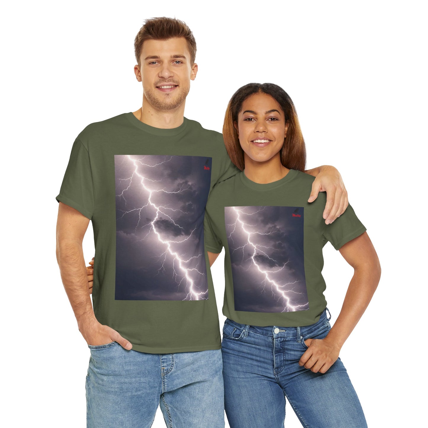 Lightning Style Unisex Heavy Cotton Tee