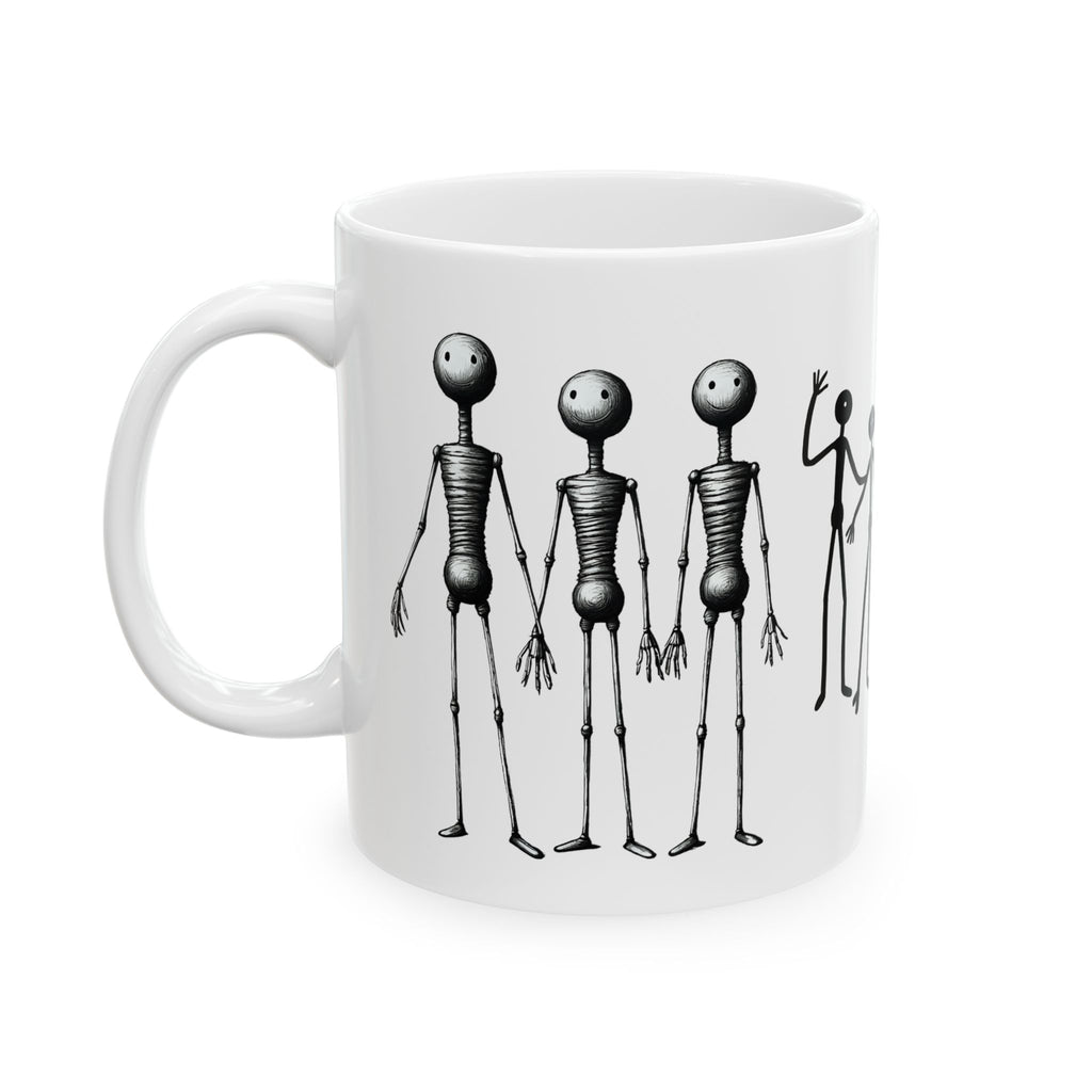 The Stick-To-It Species #14 White Ceramic Mug – Anatomy of Optimism Cup 11oz/15oz