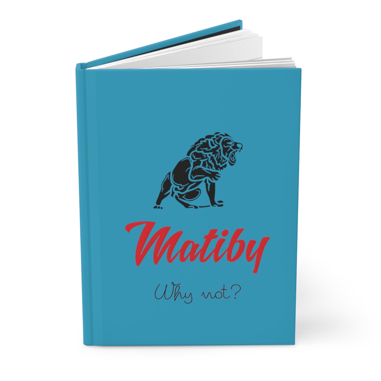 Matiby Hardcover Journal Matte Turquoise