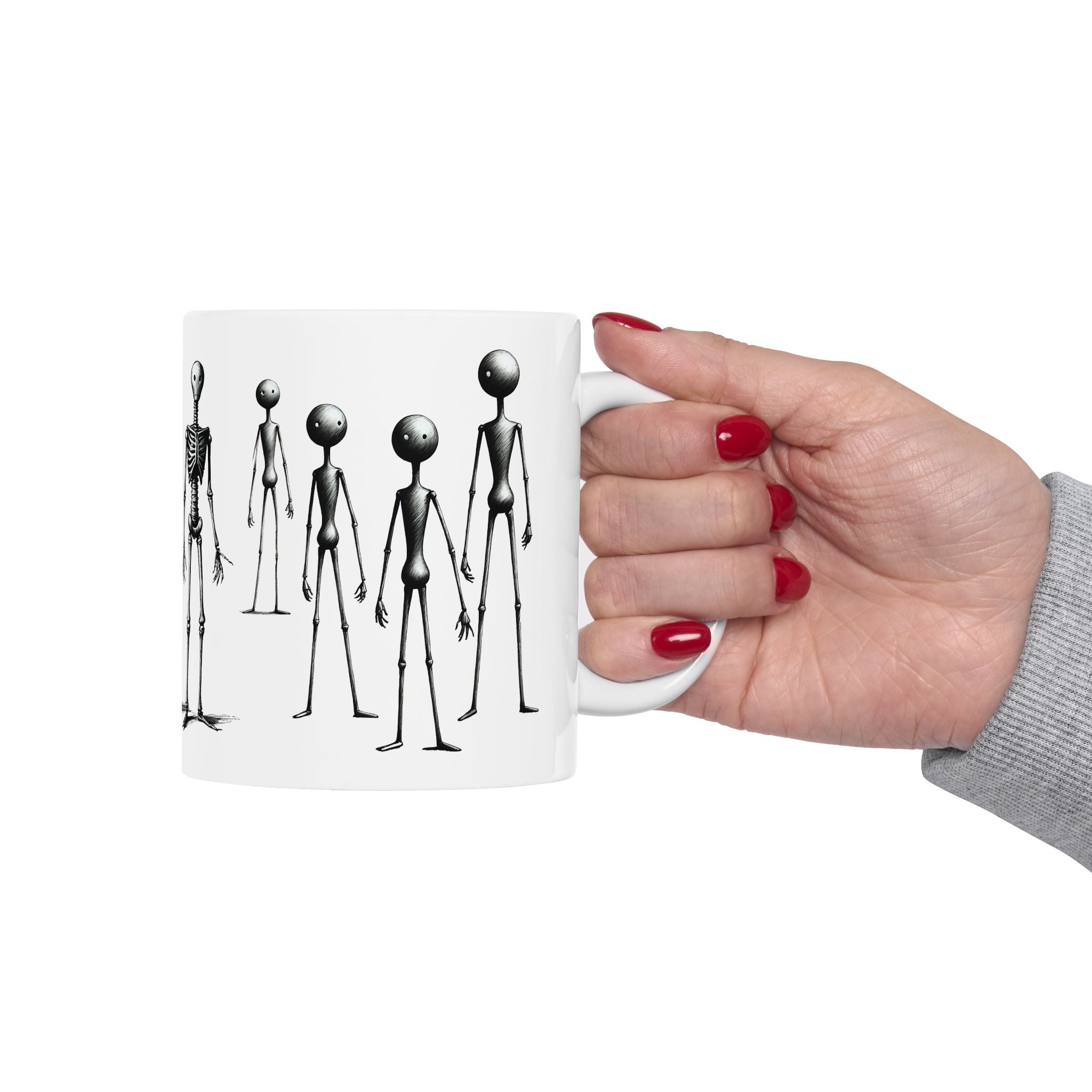 The Stick-To-It Species #21 White Ceramic Mug – Anatomy of Optimism Cup 11oz/15oz