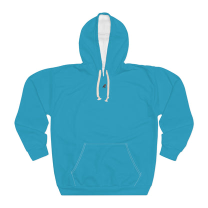 Matiby Turquoise Unisex Pullover Hoodie (AOP)