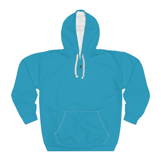 Matiby Turquoise Unisex Pullover Hoodie (AOP)