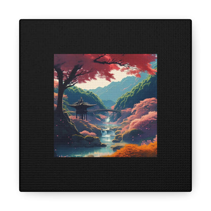 Artzy Scenic Black Canvas Gallery Wraps