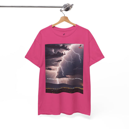 Lightning Style Earth Trembled Unisex Heavy Cotton Tee