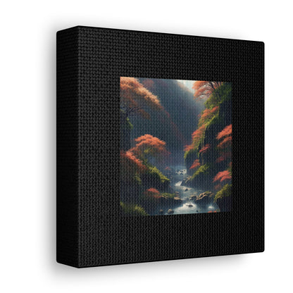 Artzy Scenic Black Canvas Gallery Wraps