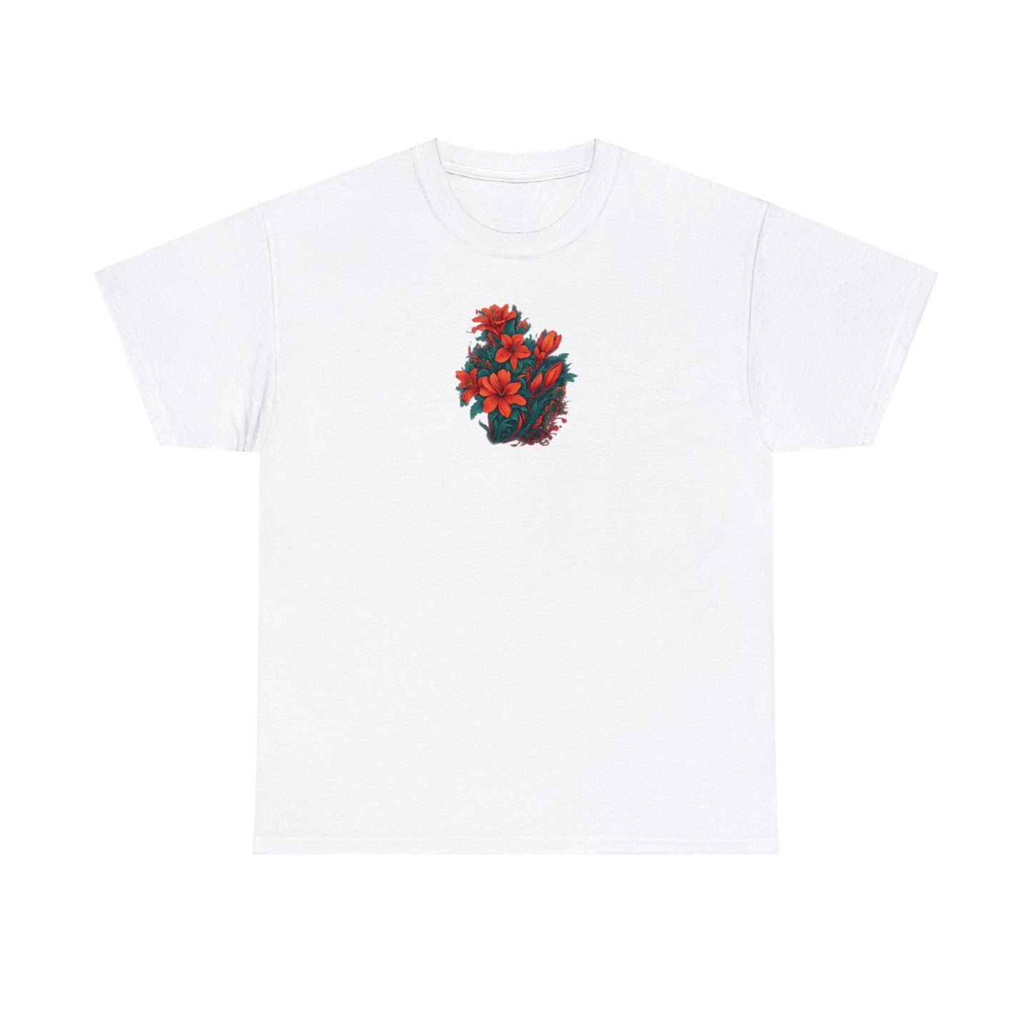 Matiby Floral Unisex Heavy Cotton Tee