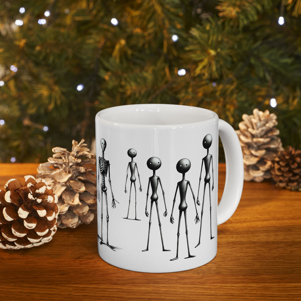 The Stick-To-It Species #21 White Ceramic Mug – Anatomy of Optimism Cup 11oz/15oz