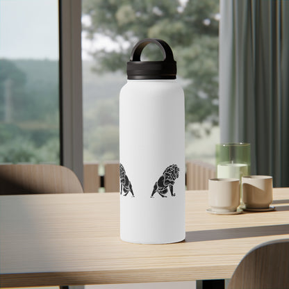 Matiby Stainless Steel Water Bottle, Handle Lid