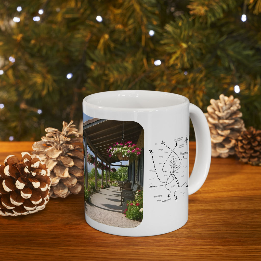 Cozy Architecture & Dreamy Landscapes #21 White Ceramic Mug – Homes Home Sweet Home Cup (11oz/15oz)